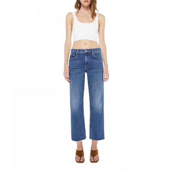 MOTHER Denim - NEW MOTHER newbie ankle fray jeans in prized possession